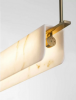 Marmurowa Lampa Zwieszana Nad Stół Do Jadalni w Stylu Art Deco Luces Exclusivas MAIRANA LE44621